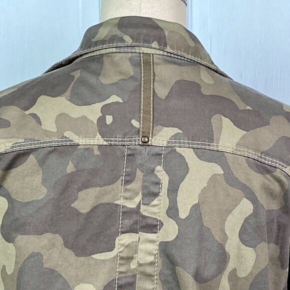 Marrakech Camo Utility Jacket for Anthropologie Military Green Size X-Small - Picture 6 of 11